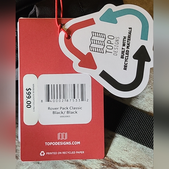 TOPO Designs Rover Pack Classic Backpack - Picture 9 of 9